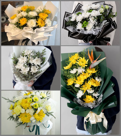 河北沧州任丘市麻家坞乡白事花束代送